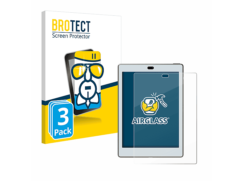 BROTECT 3x Airglass klare Schutzfolie(für Bigme S6 Color Lite)