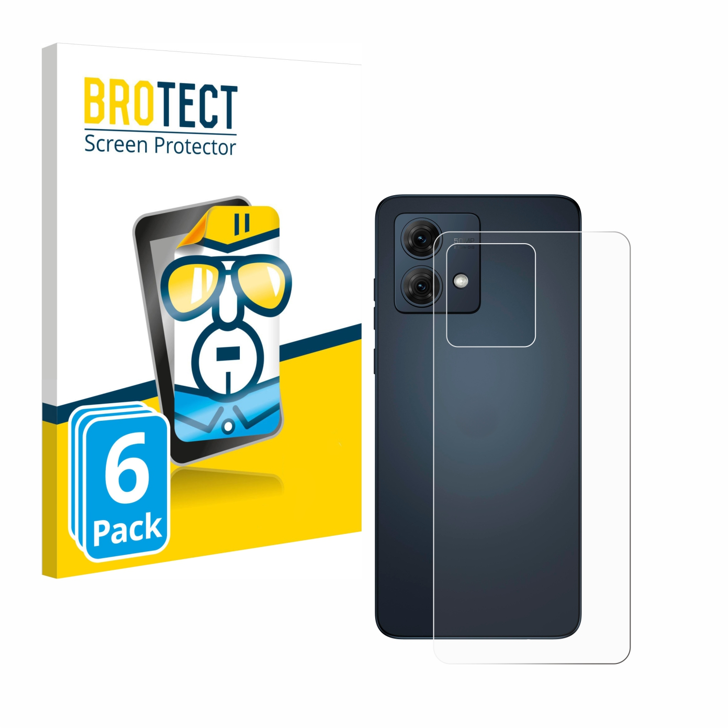 BROTECT 6x Schutzfolie(für G84) klare Moto Motorola