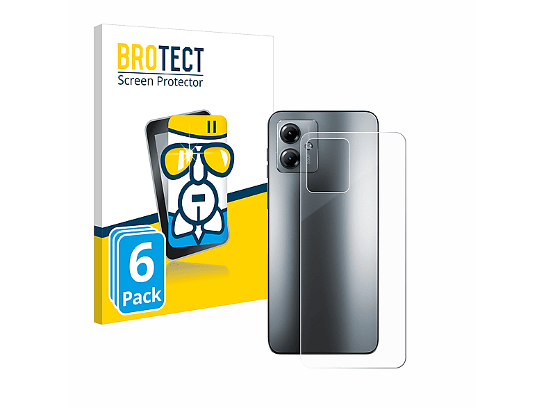 Motorola BROTECT 6x klare Airglass Schutzfolie(für Moto G14)