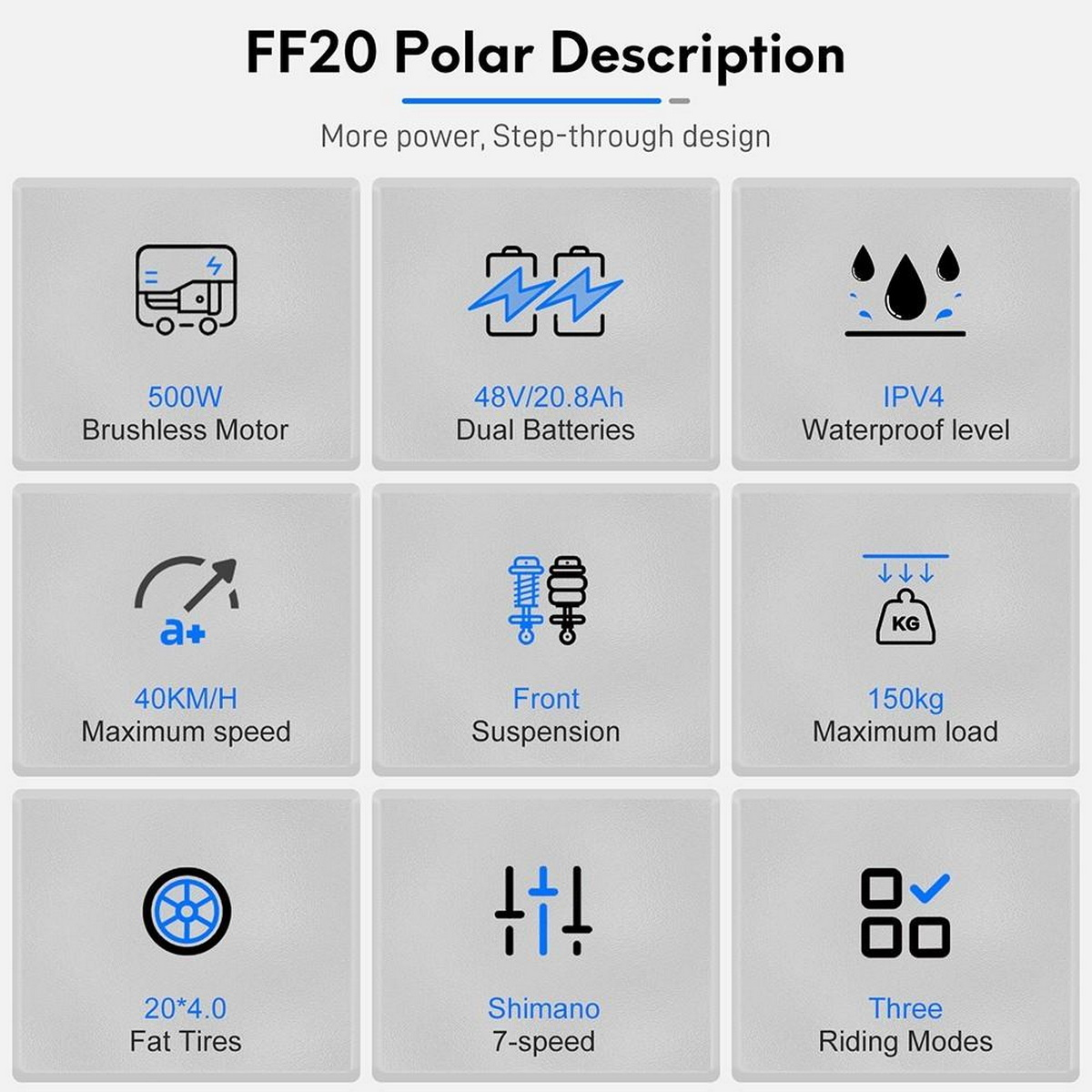 FF20 (Laufradgröße: Kompakt-/Faltrad Weiß) 20 FAFREES Zoll, Unisex-Rad,