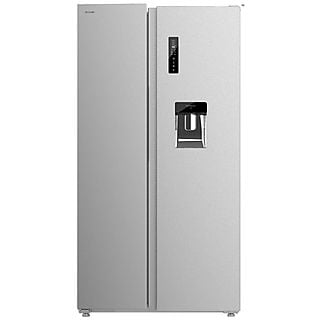 Frigorífico dos puertas - CECOTEC Bolero CoolMarket SBS 559 Inox D, Altura 177 cm, Silver