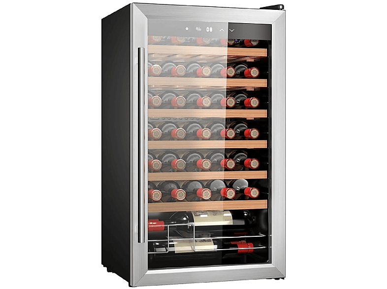 Vinoteca libre instalación - CECOTEC Bolero GrandSommelier 34030 Inox Compressor