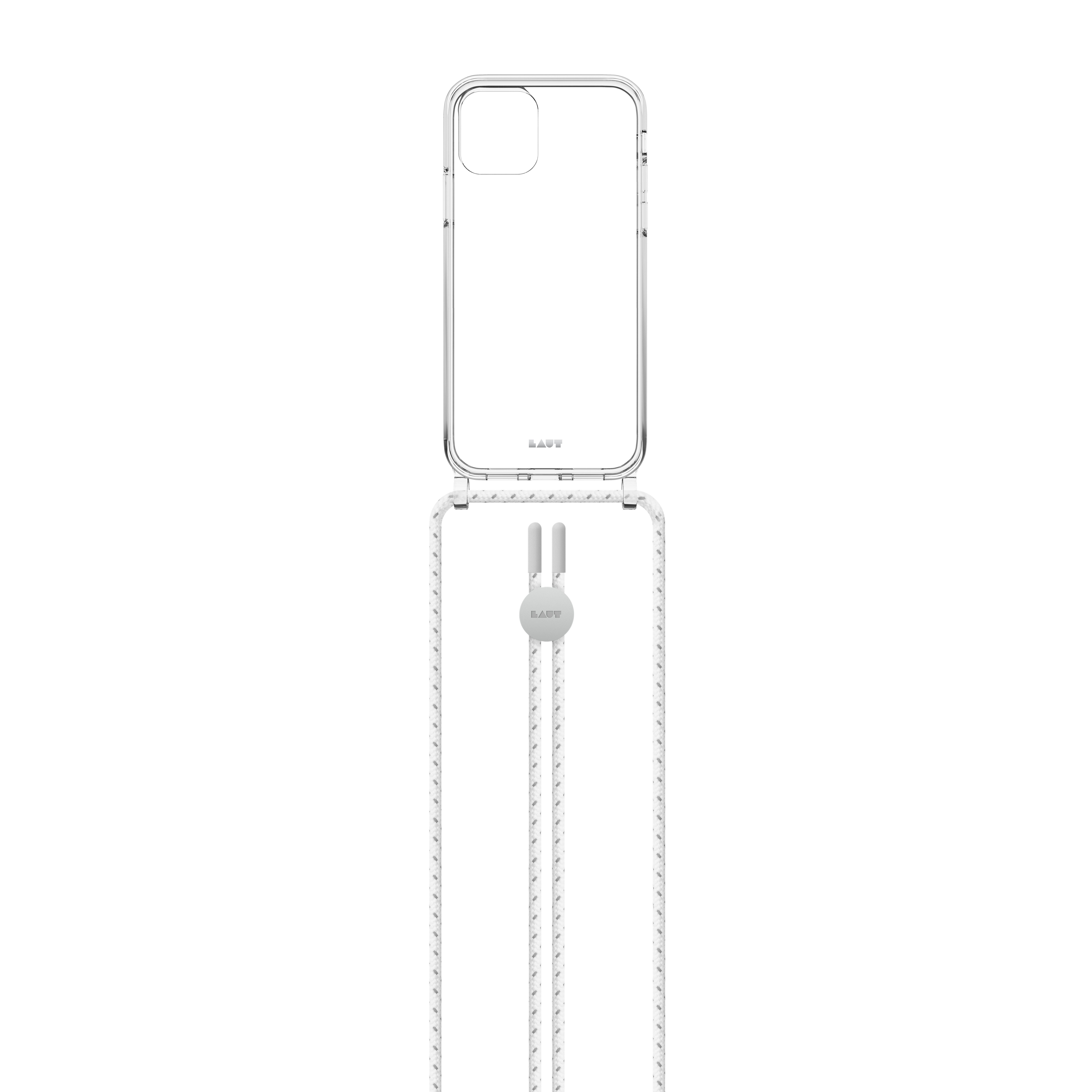LAUT MINI, Crystal-X APPLE, Backcover, IPHONE 12 (NECKLACE), CLEAR
