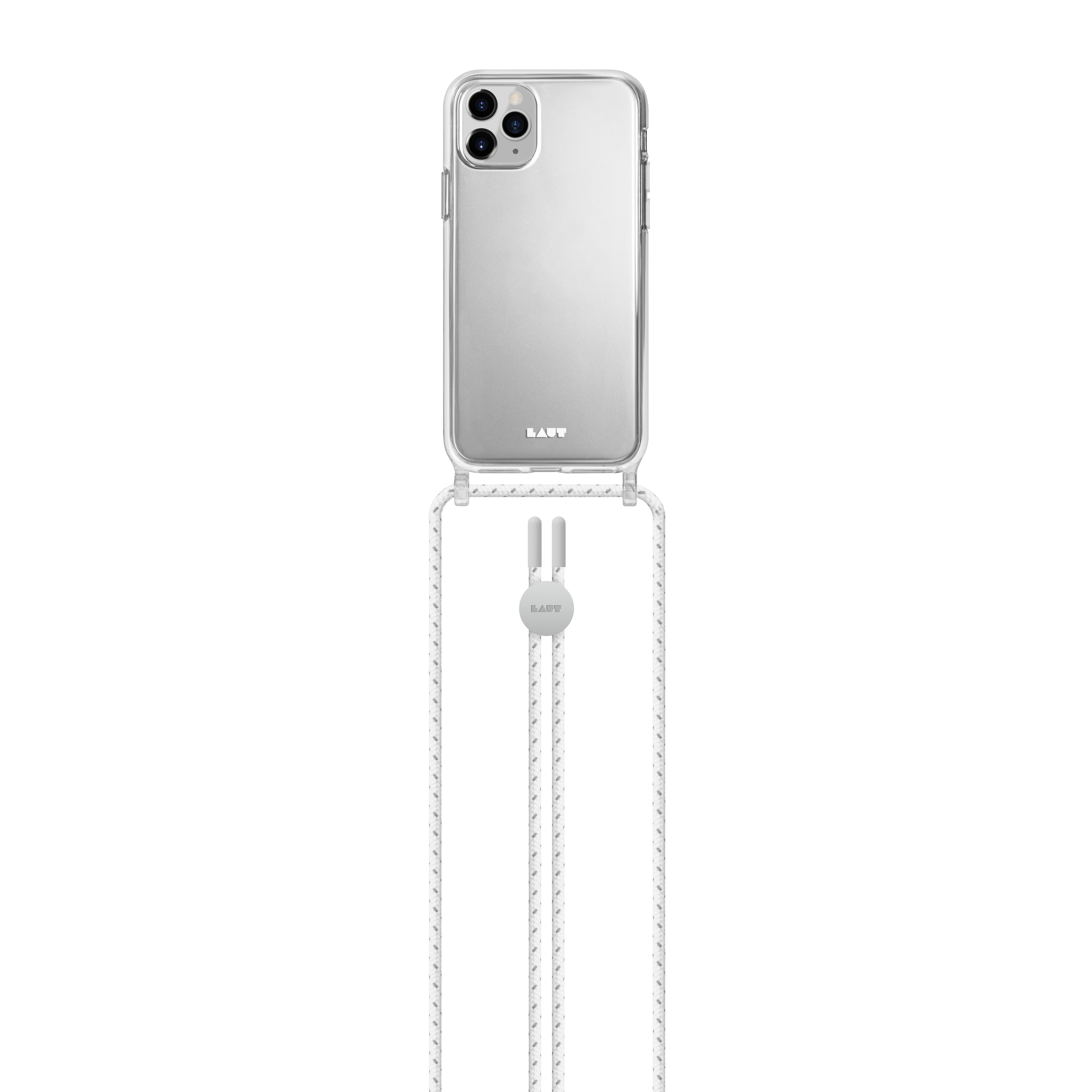 LAUT MINI, Crystal-X APPLE, Backcover, IPHONE 12 (NECKLACE), CLEAR