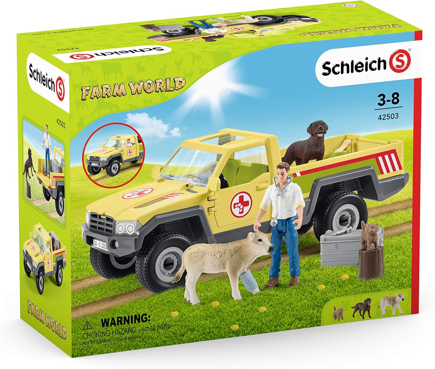 Farm Tierarztbesuch Bauernhof SCHLEICH - Tierfiguren dem auf World Spielfiguren