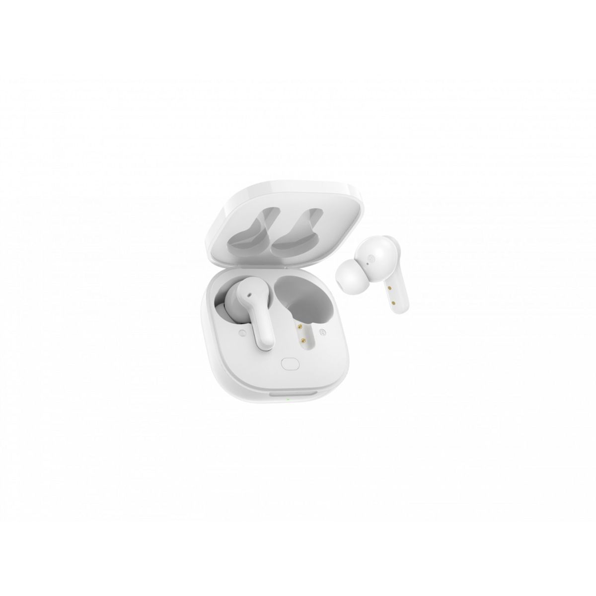White, Bassline Compact BOOMPODS Kopfhörer In-ear weiß