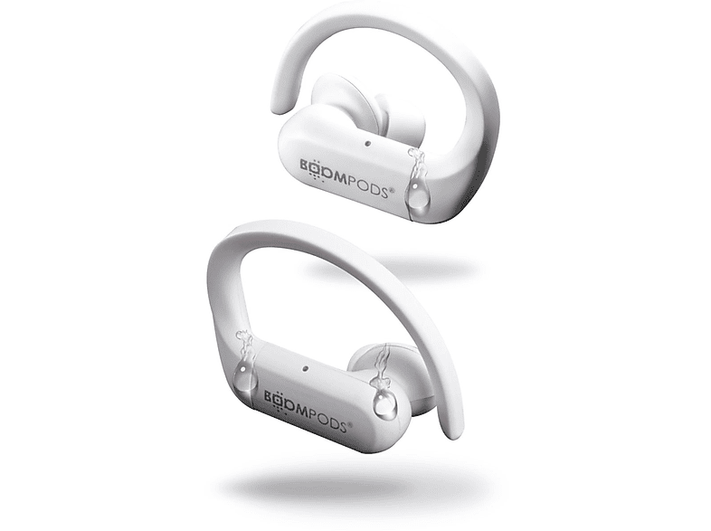 BOOMPODS Sportpods TWS White, In-ear Kopfhörer weiß | True Wireless Kopfhörer