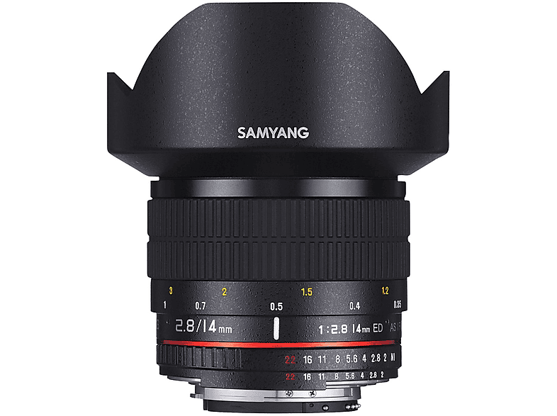 SAMYANG MF 2,8/14       Canon EF 2,8 (Objektiv für Canon EF-Mount