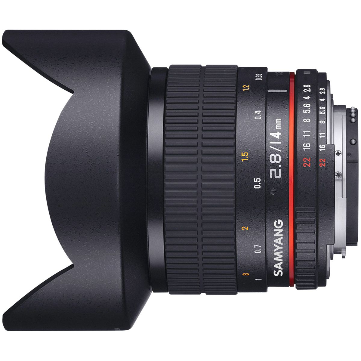 Canon EF Canon 2,8 EF-Mount MF für (Objektiv SAMYANG 2,8/14