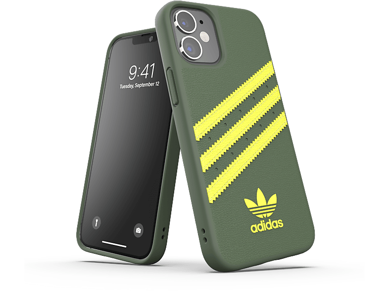 ADIDAS Moulded Case PU, Backcover, APPLE, IPHONE 12 MINI, GREEN