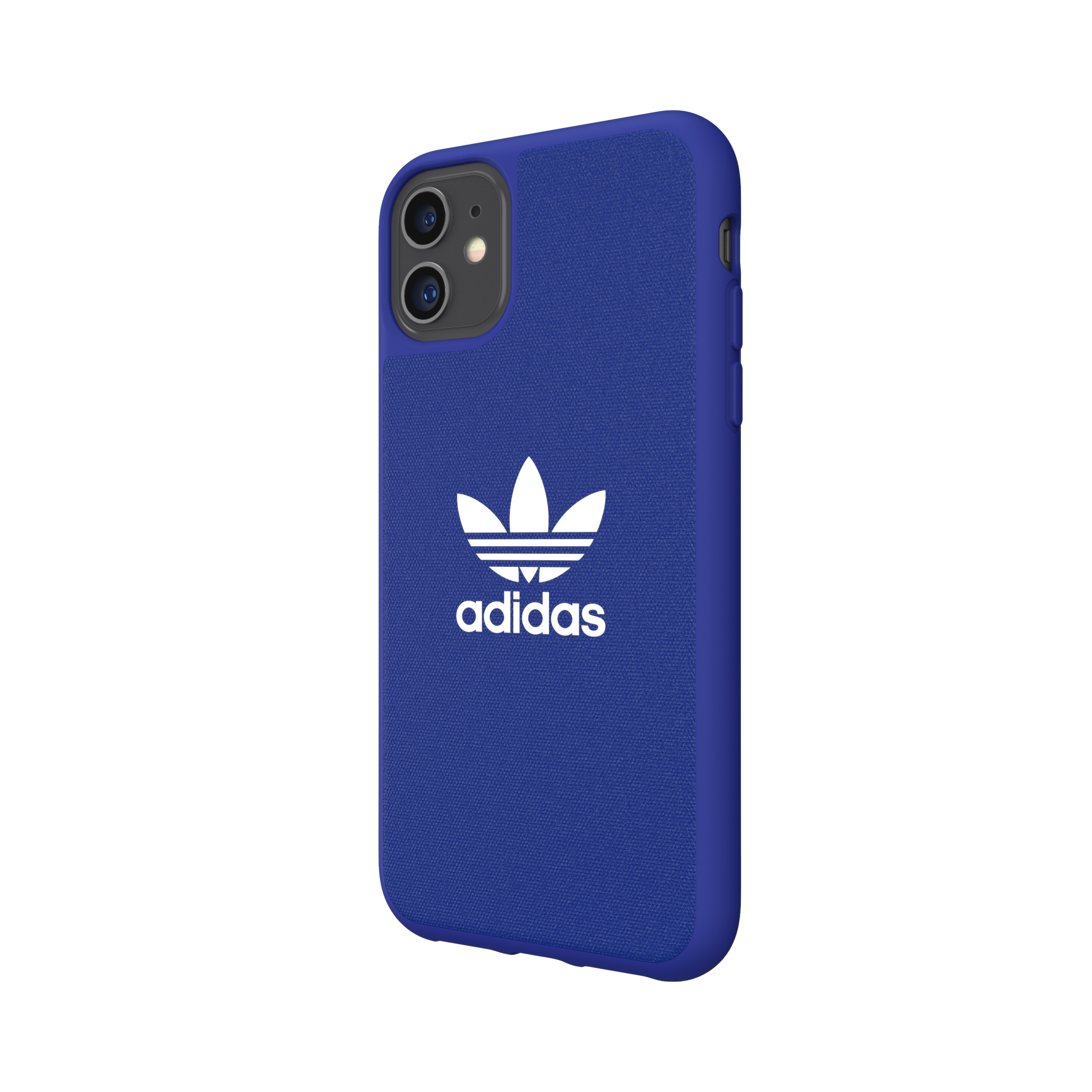 IPHONE case CANVAS, BLUE APPLE, Moulded ADIDAS 11, Backcover,