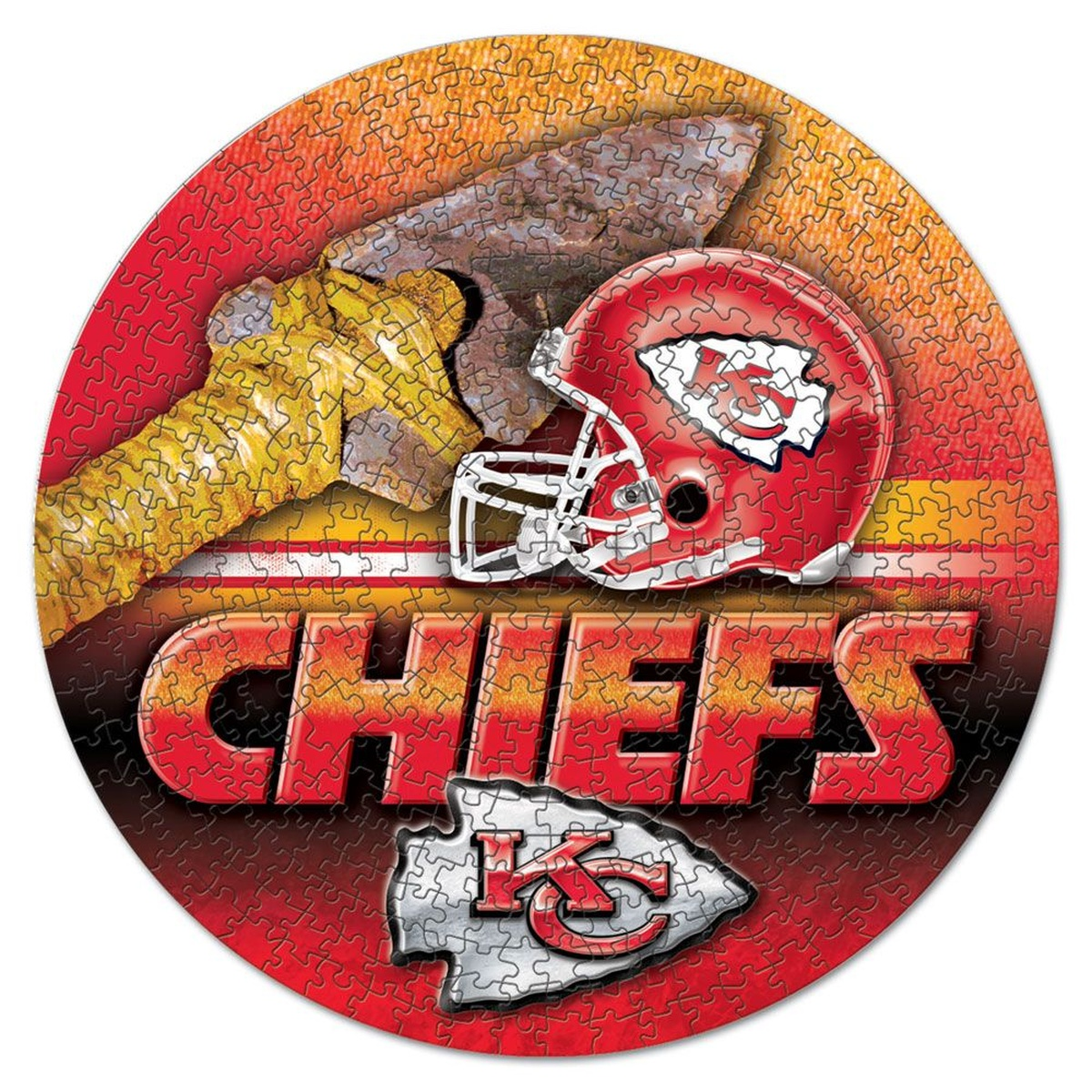 Kansas Football Teile Puzzle 500 Chiefs WINCRAFT NFL City