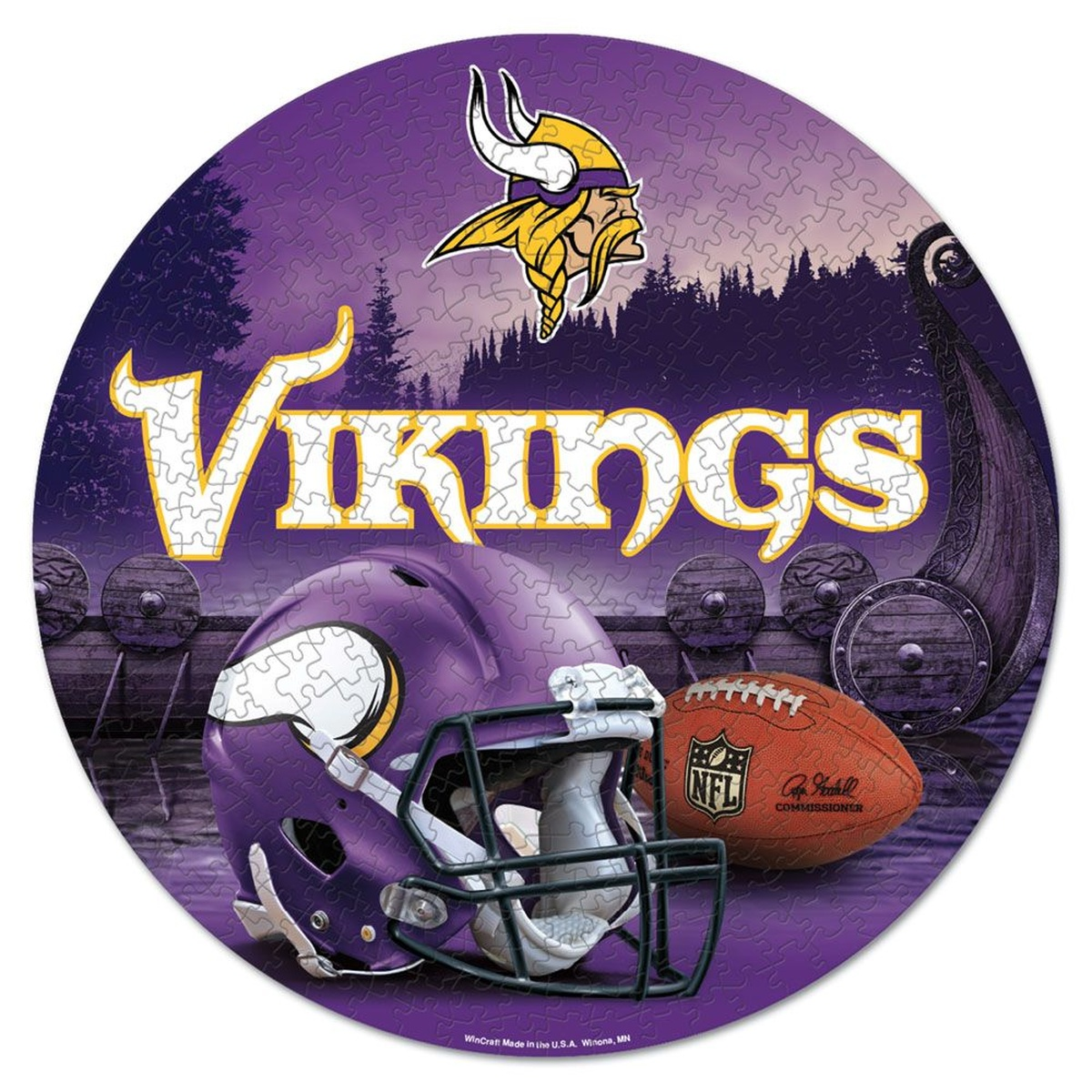 WINCRAFT Minnesota Vikings NFL Puzzle 500 Football Teile