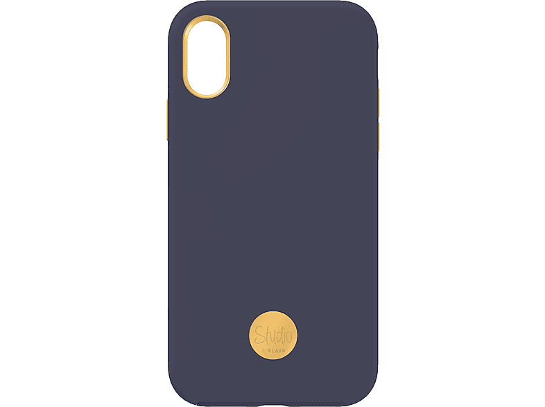 FLAVR Studio XR, BLUE IPHONE Pure APPLE, Navy, Backcover