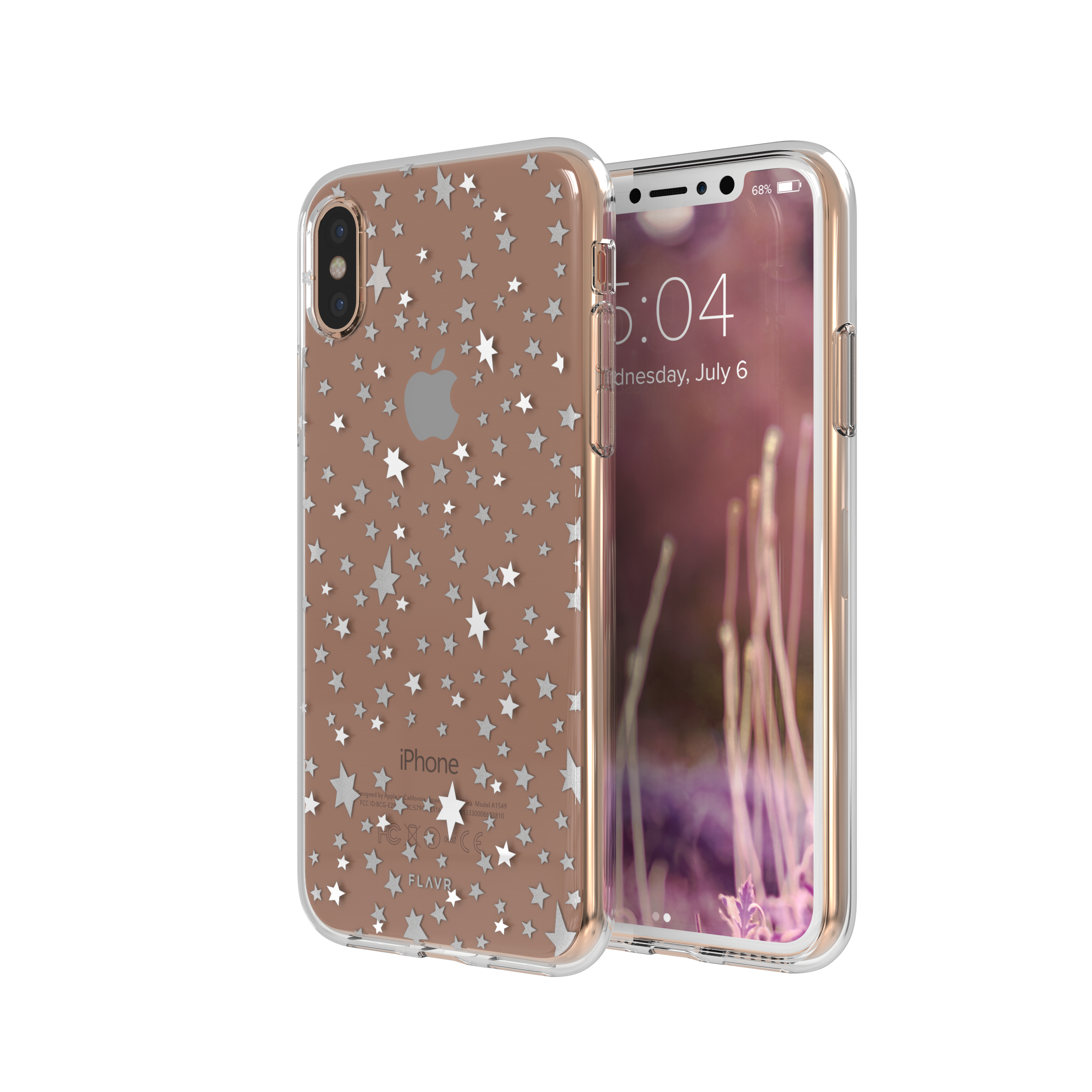 FLAVR iPlate Starry X/XS, COLOURFUL Backcover, IPHONE Nights, APPLE