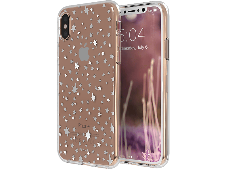 FLAVR iPlate Starry Nights, X/XS, APPLE, IPHONE COLOURFUL Backcover