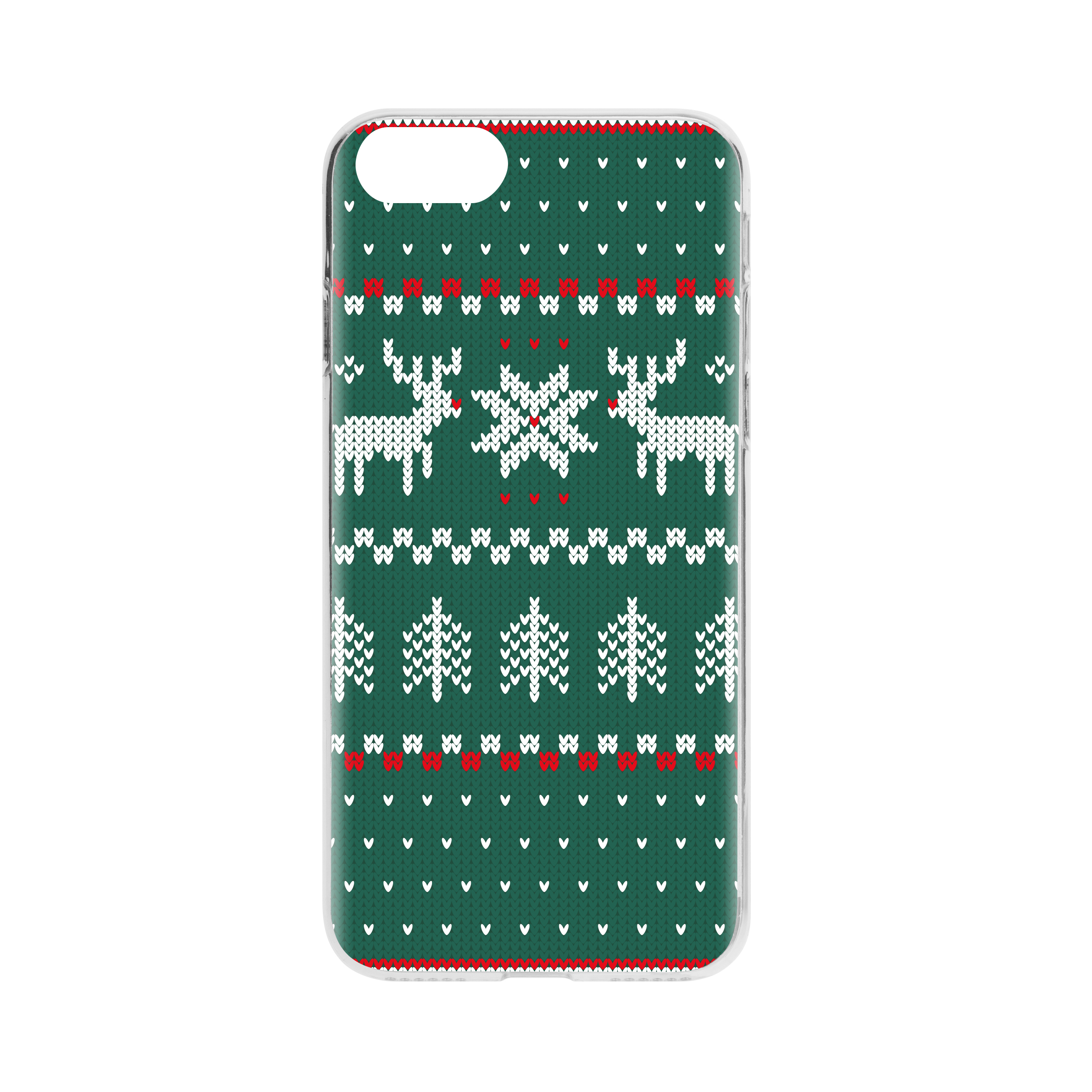 GREEN Sweater, Case Xmas 7/8/SE APPLE, Backcover, IPHONE Ugly FLAVR 2,