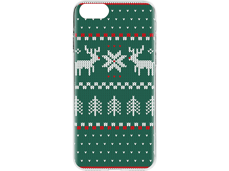 FLAVR Case Ugly Xmas Sweater, APPLE, Backcover, 7/8/SE 2, IPHONE GREEN