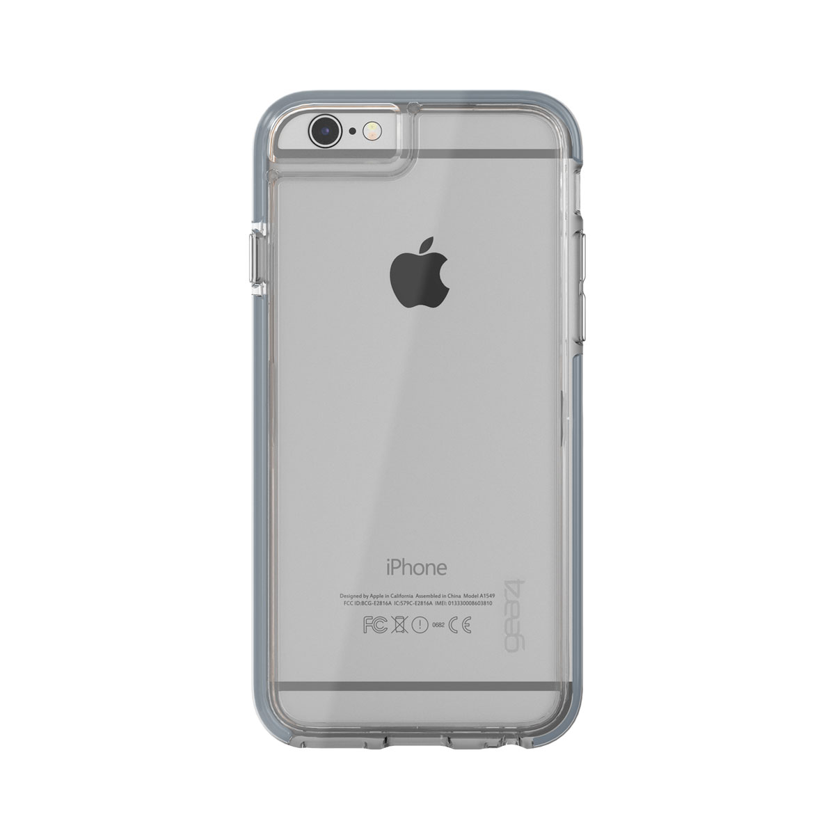 GEAR4 6/6S APPLE, PLUS, Backcover, GREY Piccadilly, IPHONE