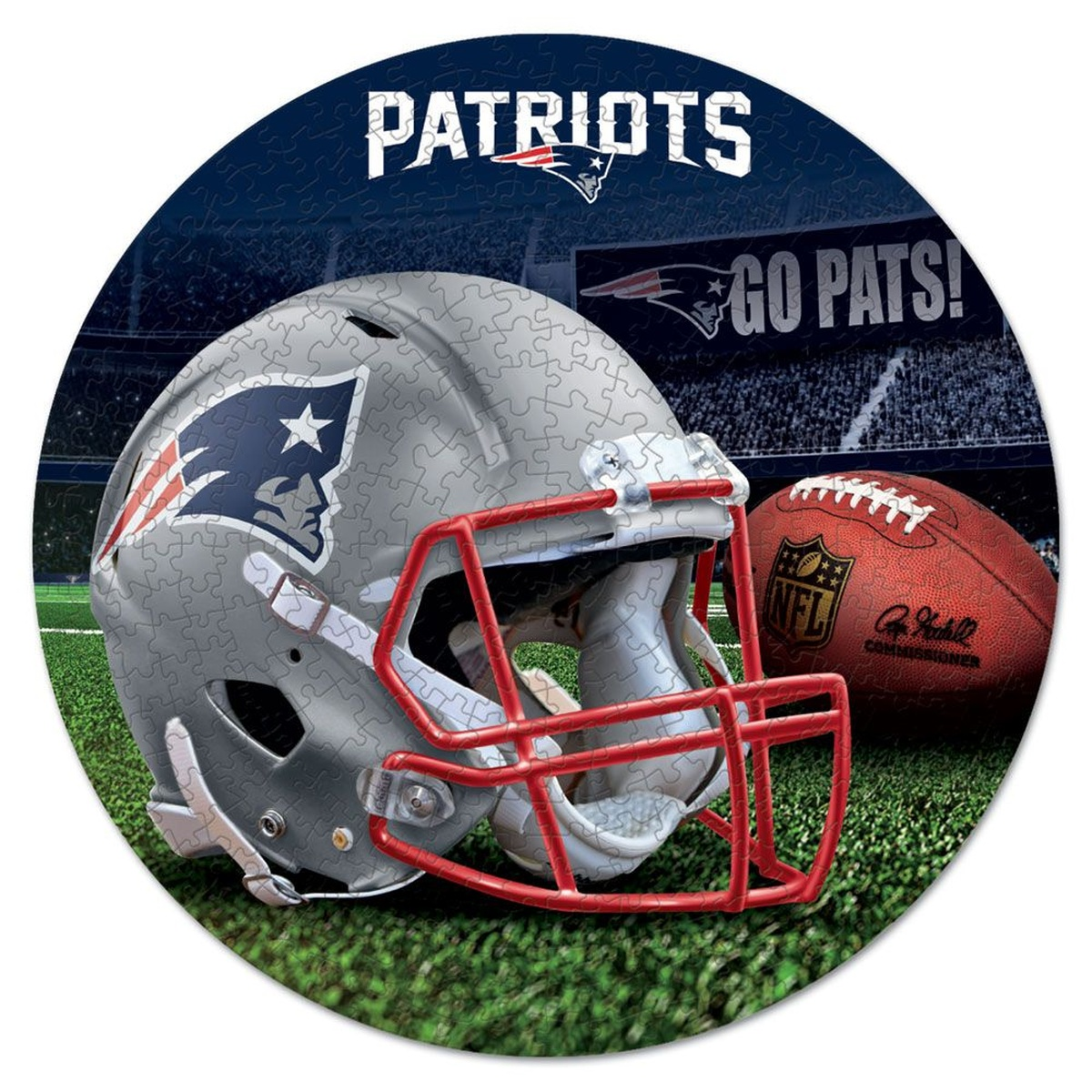 WINCRAFT New England Patriots Teile 500 NFL Puzzle Football