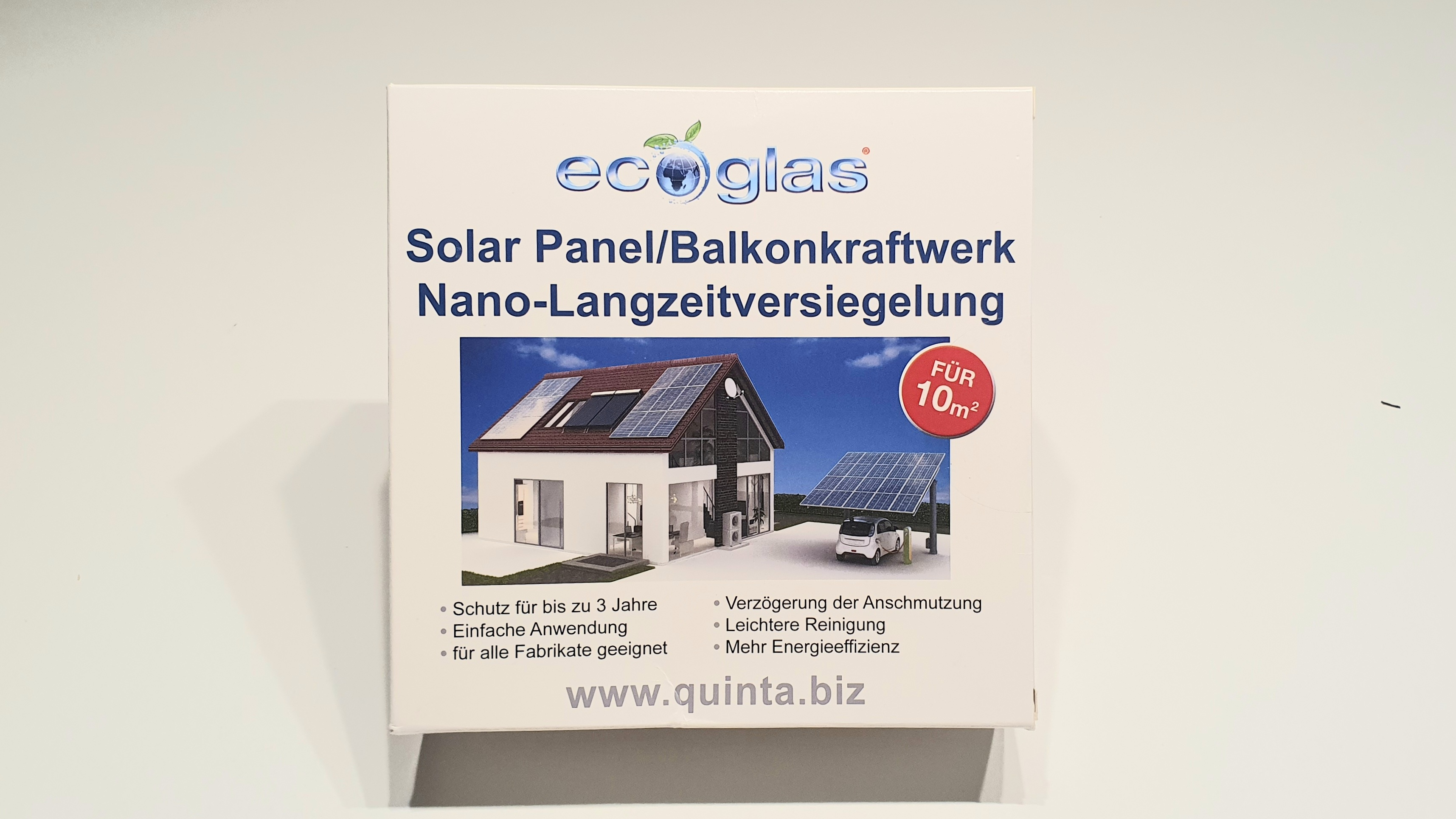ECOGLAS Langzeit Versiegelung Solarpanel Nano