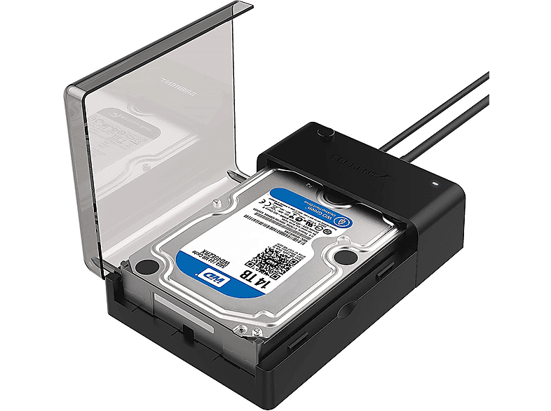 Black SATA 2,5/3,5 SABRENT SSD/HDD Station, Zoll Docking