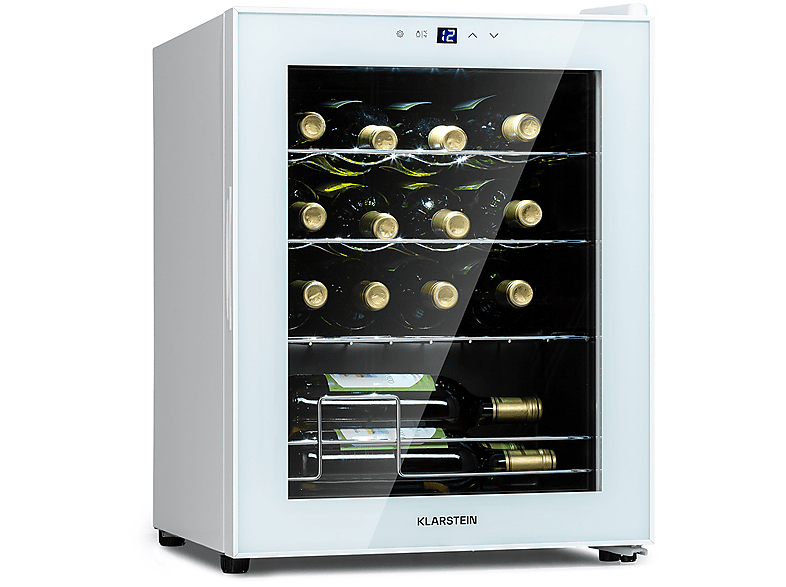 KLARSTEIN Shiraz 16 Quartz Mini-Kühlschrank (EEK G, Weiß)