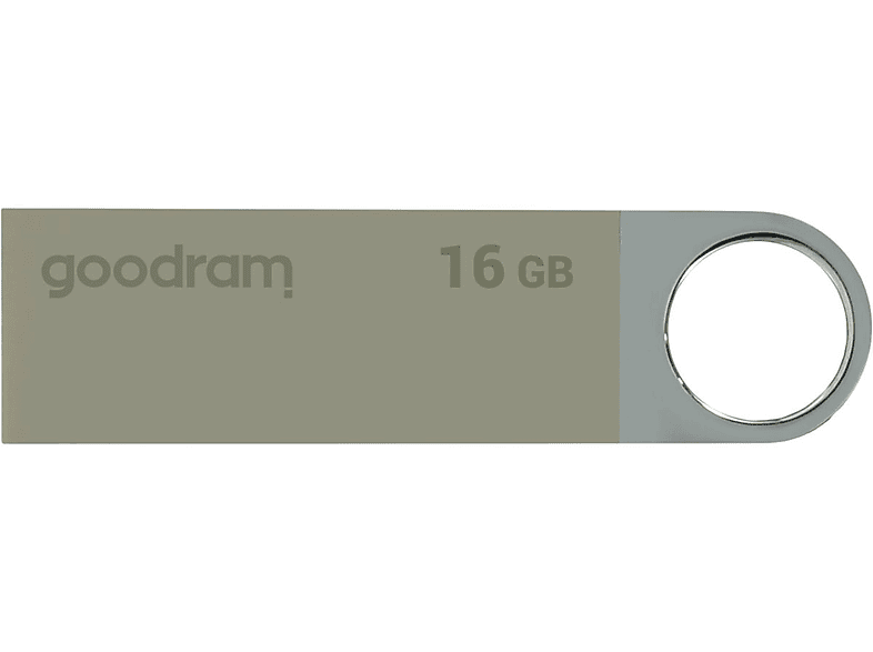 GOODRAM UUN2 USB 2.0        16GB Silver USB Stick (silber, 16 GB)