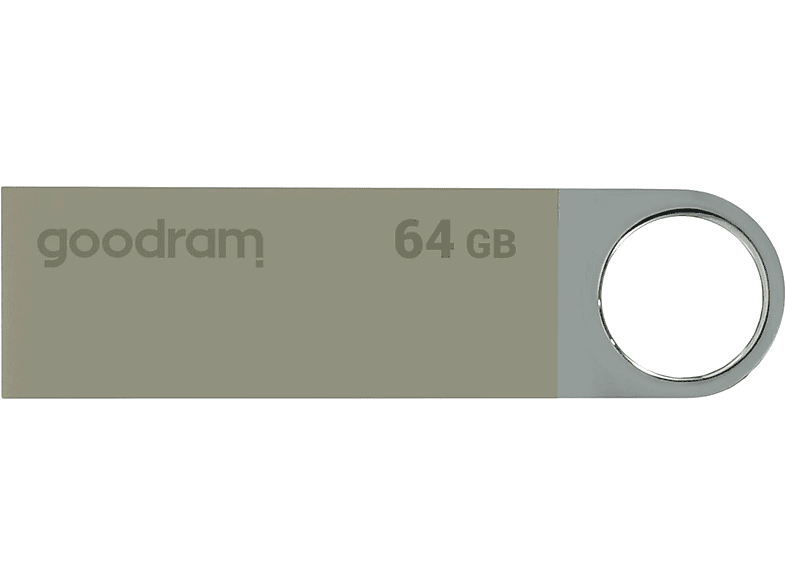 GOODRAM UUN2 USB 64 64GB (silber, GB) 2.0 Silver Stick USB