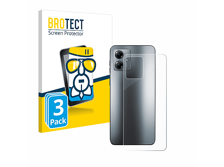 BROTECT 3x Airglass klare Schutzfolie(für Motorola Moto G14) | Displayschutzfolien & Gläser
