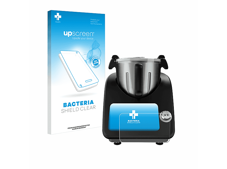 UPSCREEN antibakteriell klare Schutzfolie(für Robot Masterpro cocina WiFi) de