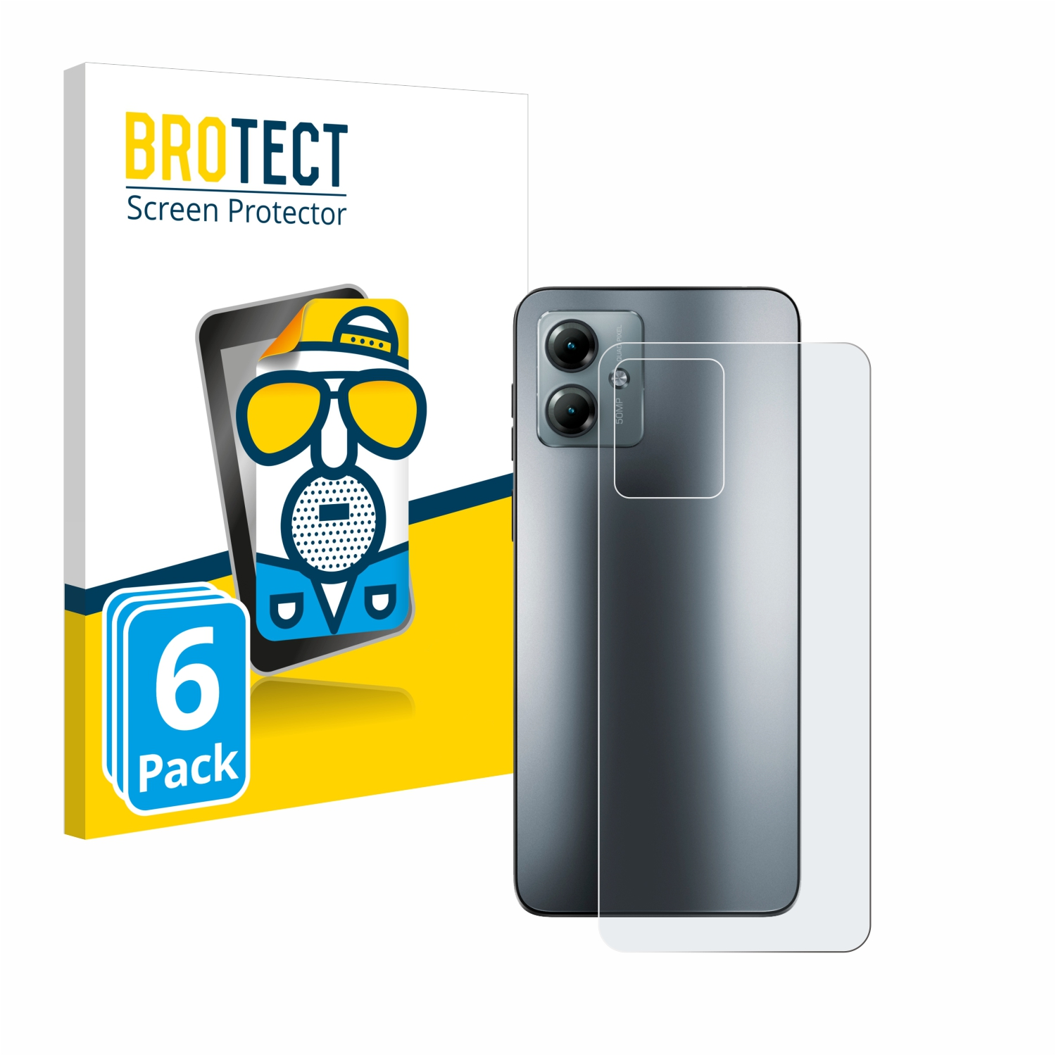 6x matte Moto G14) Motorola BROTECT Schutzfolie(für