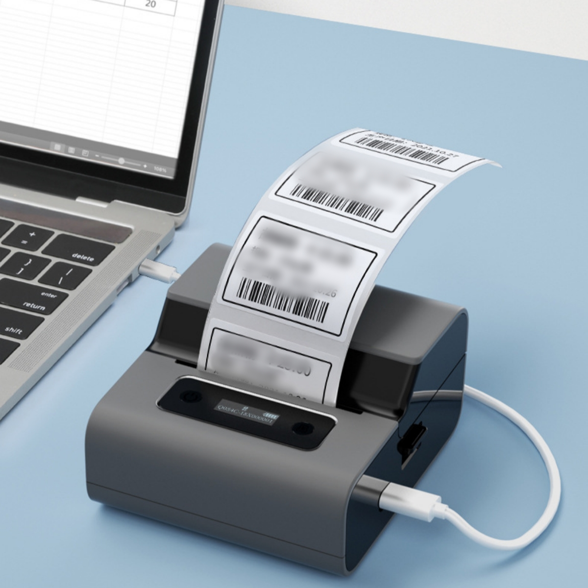 thermodrucker Etikettendrucker drucker Etikettendrucker Preis bluetooth SHAOKE smart kommerzieller barcode Thermopapier