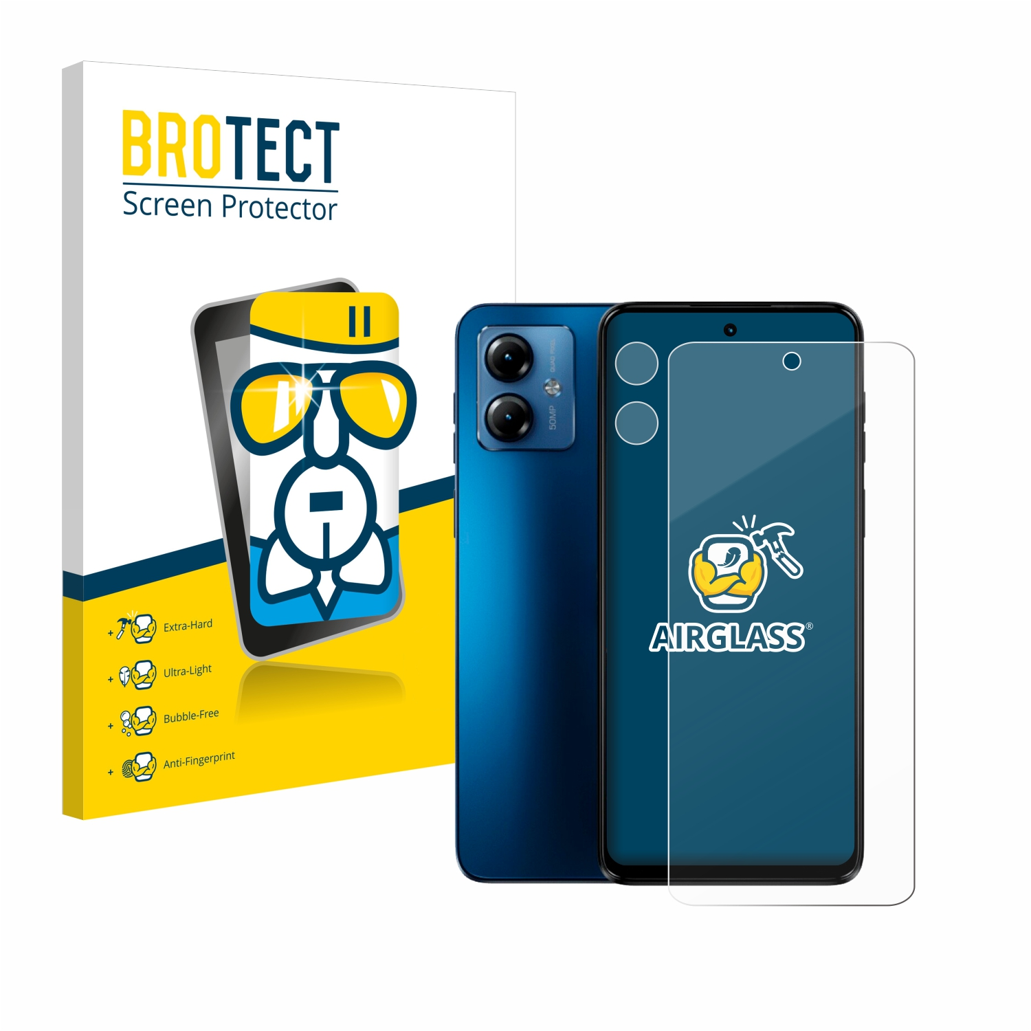 BROTECT Airglass klare Schutzfolie(für G14) Motorola Moto