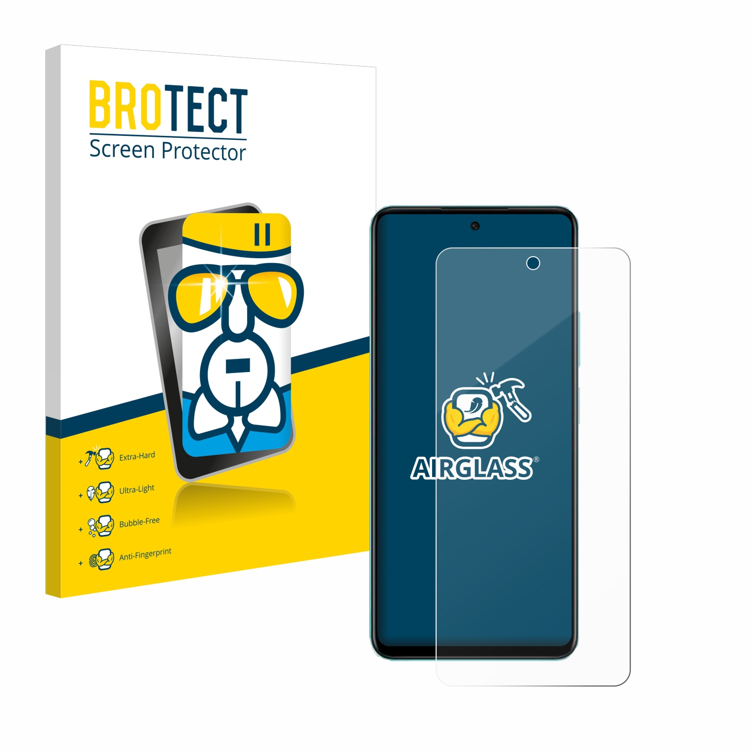 BROTECT Airglass klare Schutzfolie(für A2) Oppo