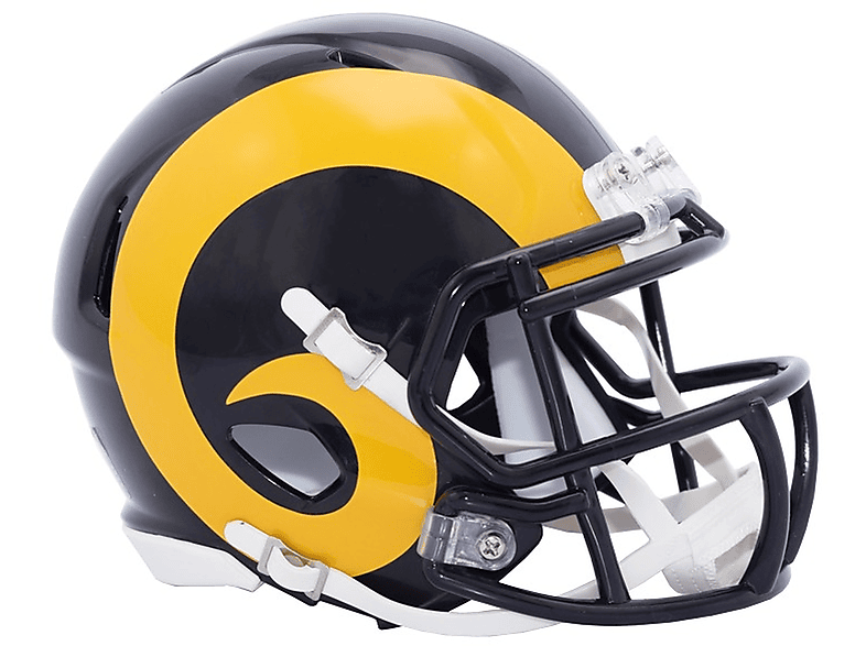 Los Angeles Rams NFL Football Mini Helm SPEED