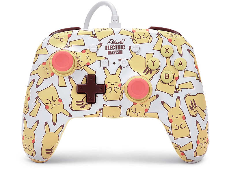 POWERA Pikachu-Rouge Controller weiß