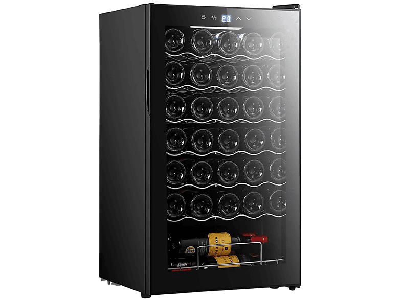 Vinoteca libre instalación - CECOTEC Bolero GrandSommelier 34030 Black Compressor