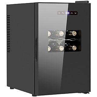 Vinoteca libre instalación - CECOTEC Bolero GrandSommelier 1530 CoolCrystal, 15 botellas, Black