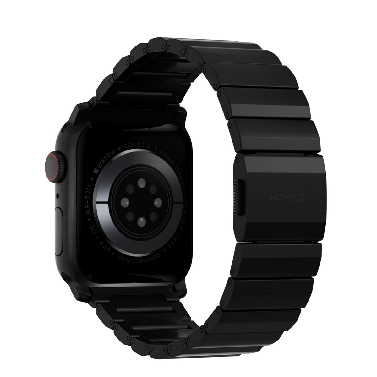 NOMAD Strap  V2 42/44/45/49mm, Armband, Apple, Apple Watch 42mm / 44mm/ 45mm / 49mm, schwarz