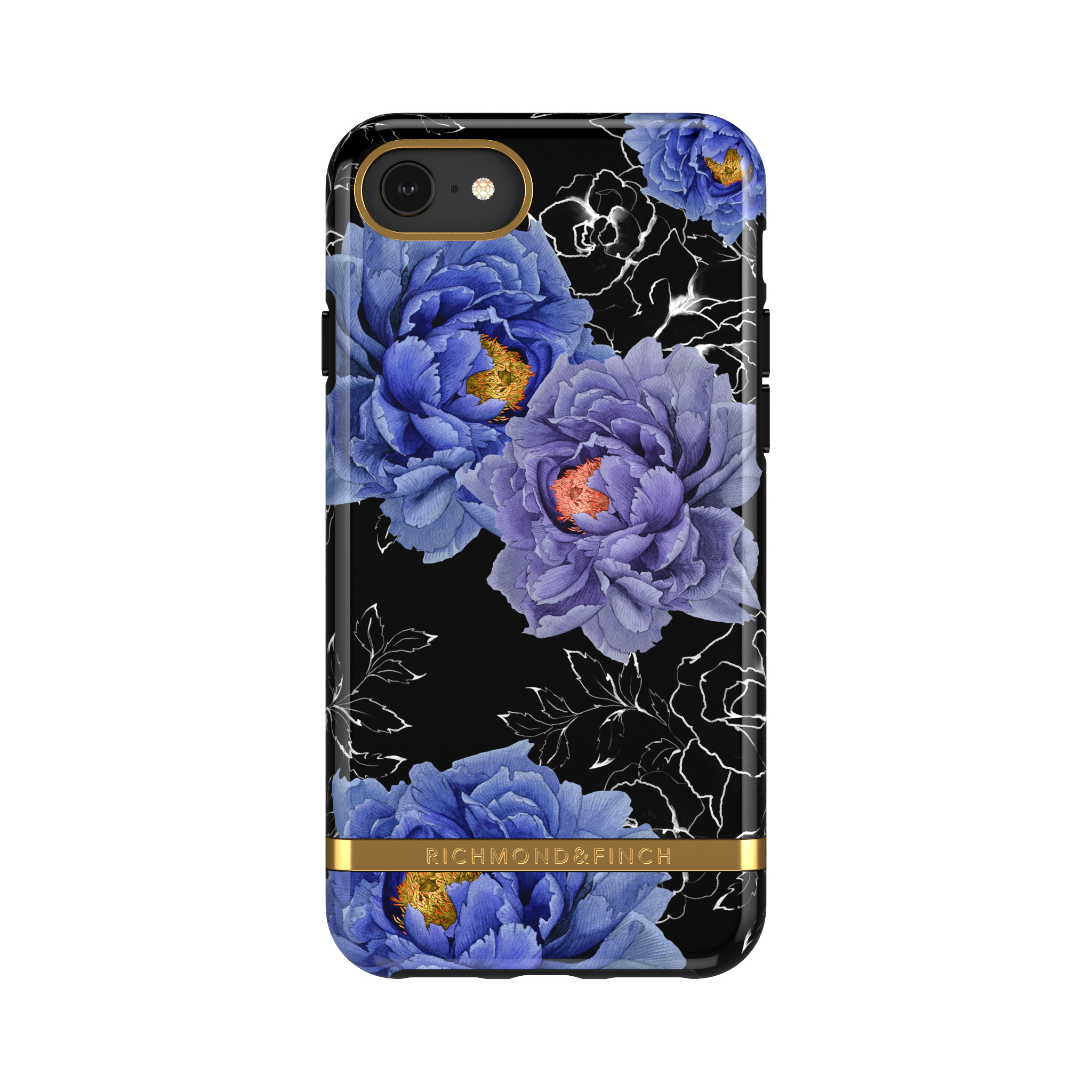 Details, Peonies APPLE, Backcover, FINCH COLOURFUL IPHONE 6/6S/7/8/SE20/SE22, Blooming - Gold RICHMOND &