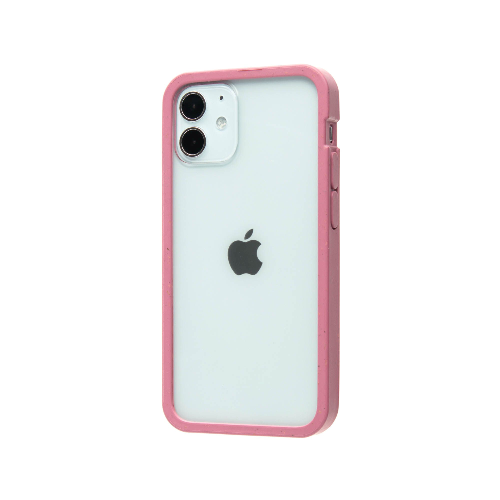 PELA CASE Clear Eco-Friendly PINK Case, APPLE, 12 IPHONE Backcover, MINI