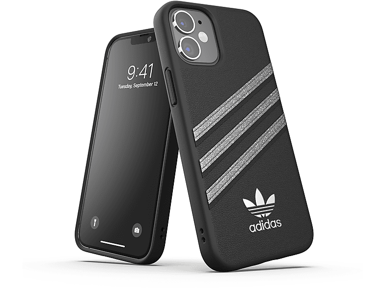 Backcover, MINI, Case Moulded Woman, ADIDAS BLACK APPLE, PU IPHONE 12