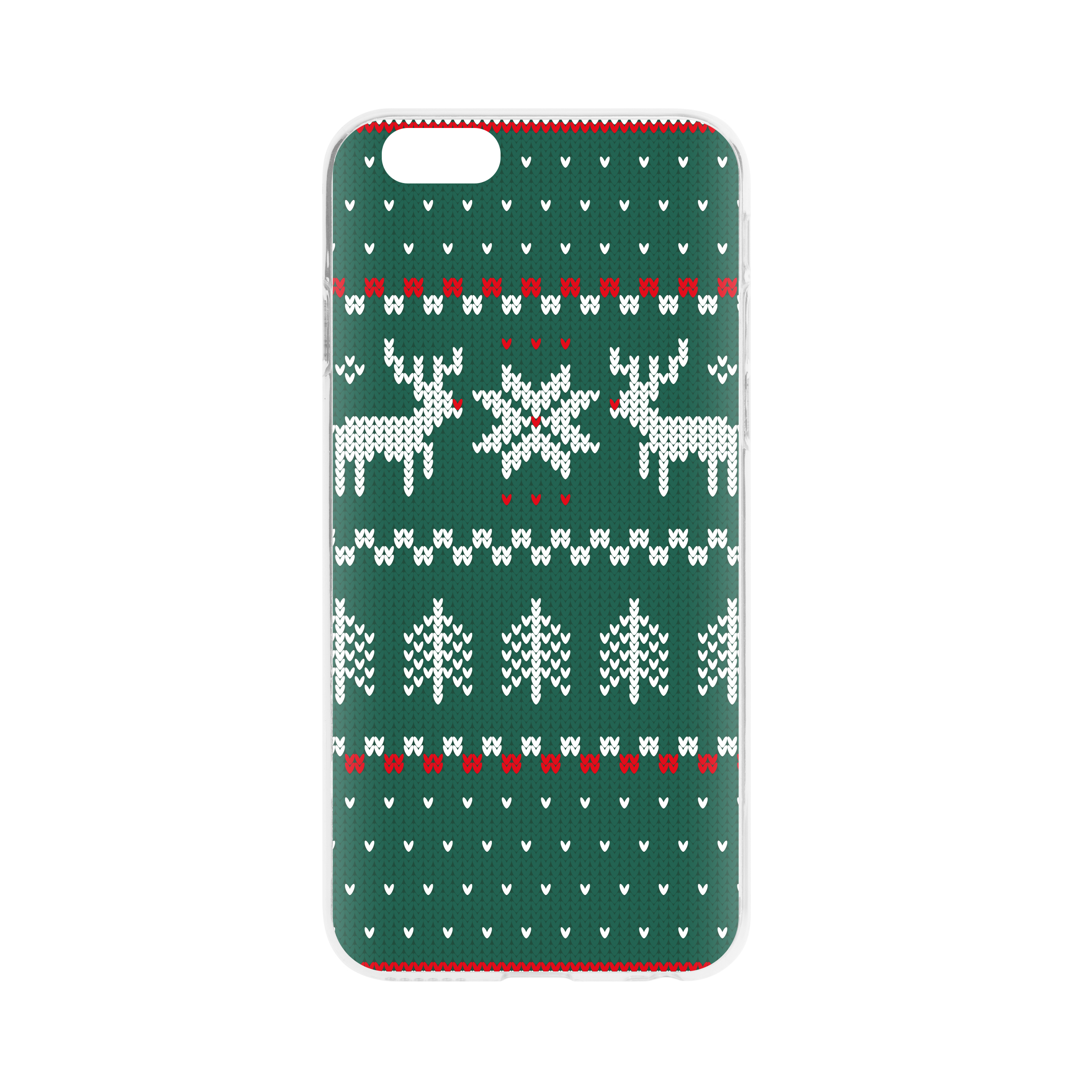 Ugly GREEN Xmas Backcover, Case IPHONE Sweater, FLAVR 6/6S, APPLE,
