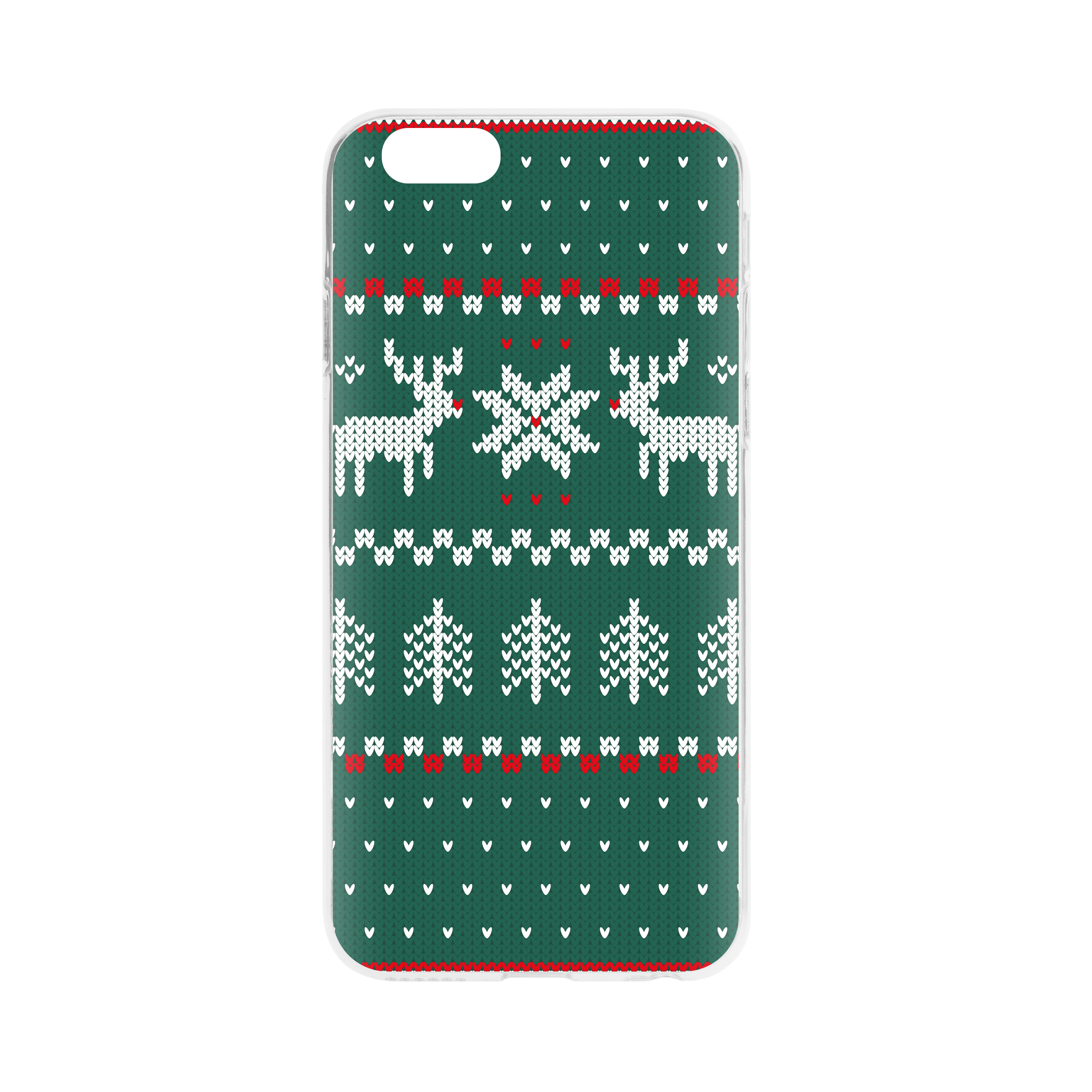 FLAVR Case Ugly Xmas Sweater, 6/6S, GREEN APPLE, IPHONE Backcover