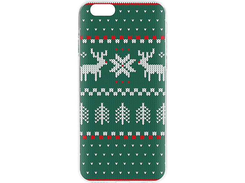 Backcover, Xmas APPLE, GREEN Sweater, 6/6S, Case IPHONE Ugly FLAVR