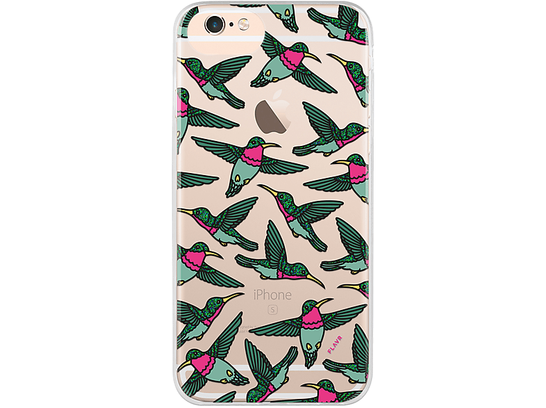 6/6S/7/8/SE20, FLAVR COLOURFUL IPHONE iPlate Hummingbirds, APPLE, Backcover,