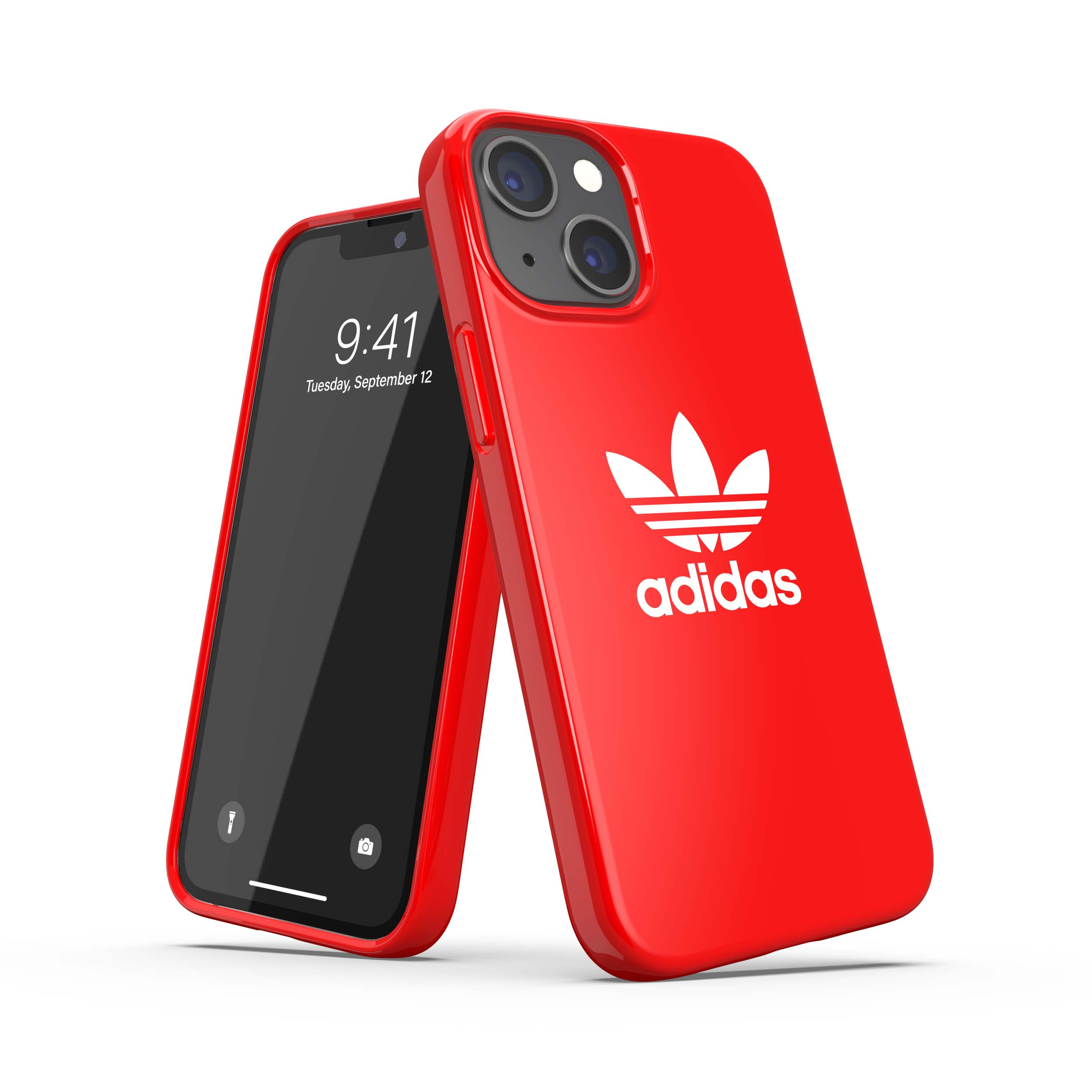 ADIDAS Backcover, 13 APPLE, Snap MINI, RED Case IPHONE Trefoil,