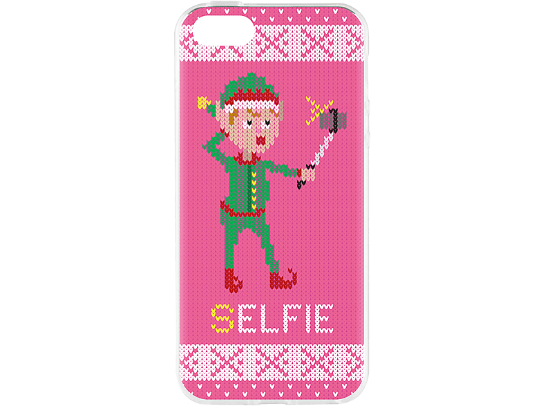 FLAVR Case Ugly Xmas Sweater APPLE, Elfie, Selfie Backcover, COLOURFUL 5/5S/SE, IPHONE