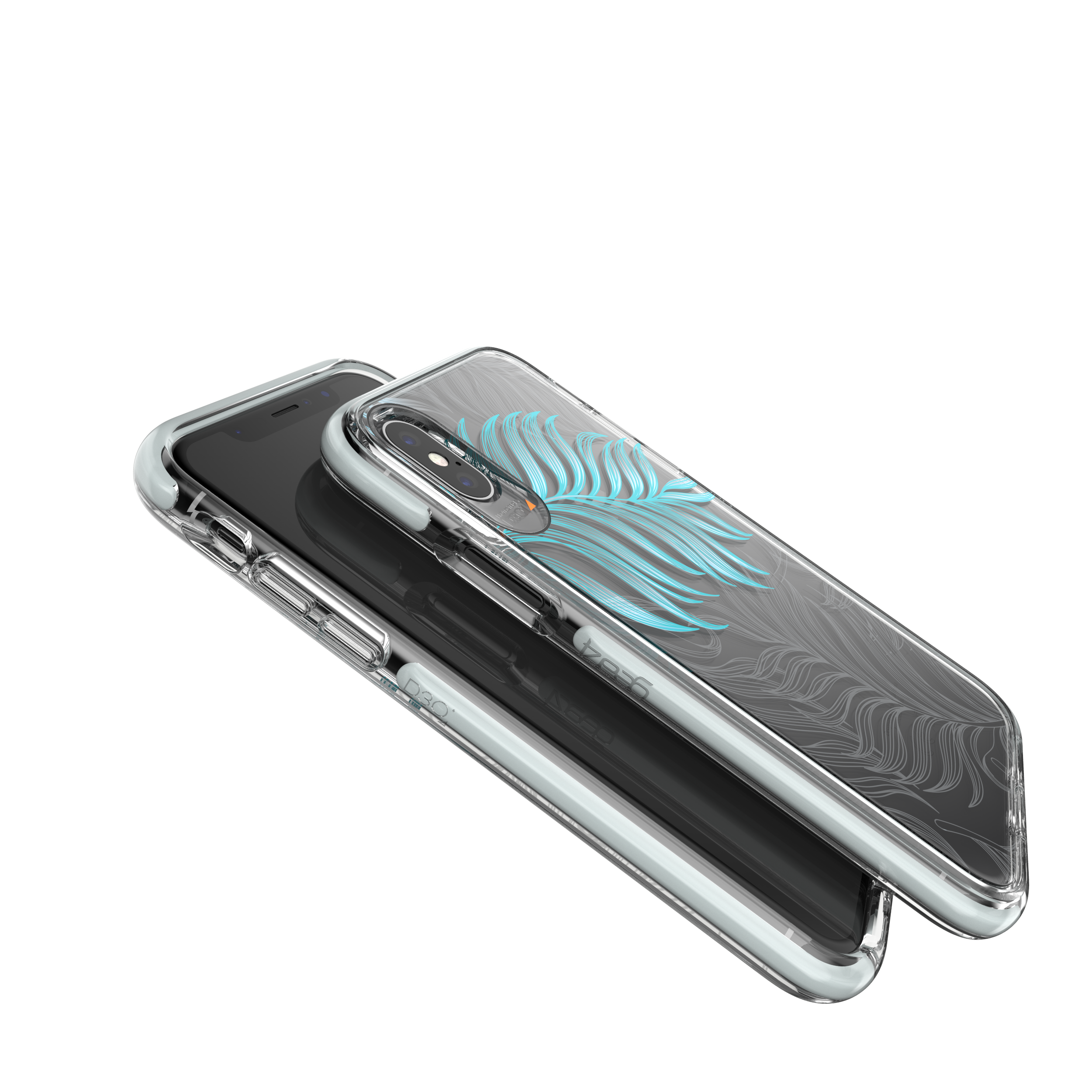 Victoria, IPHONE X/XS, Backcover, GEAR4 CLEAR APPLE,